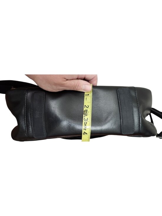 ISM Backpack Black Nylon Leather Trim Laptop Travel Commuter Minimalist Unisex main image 5